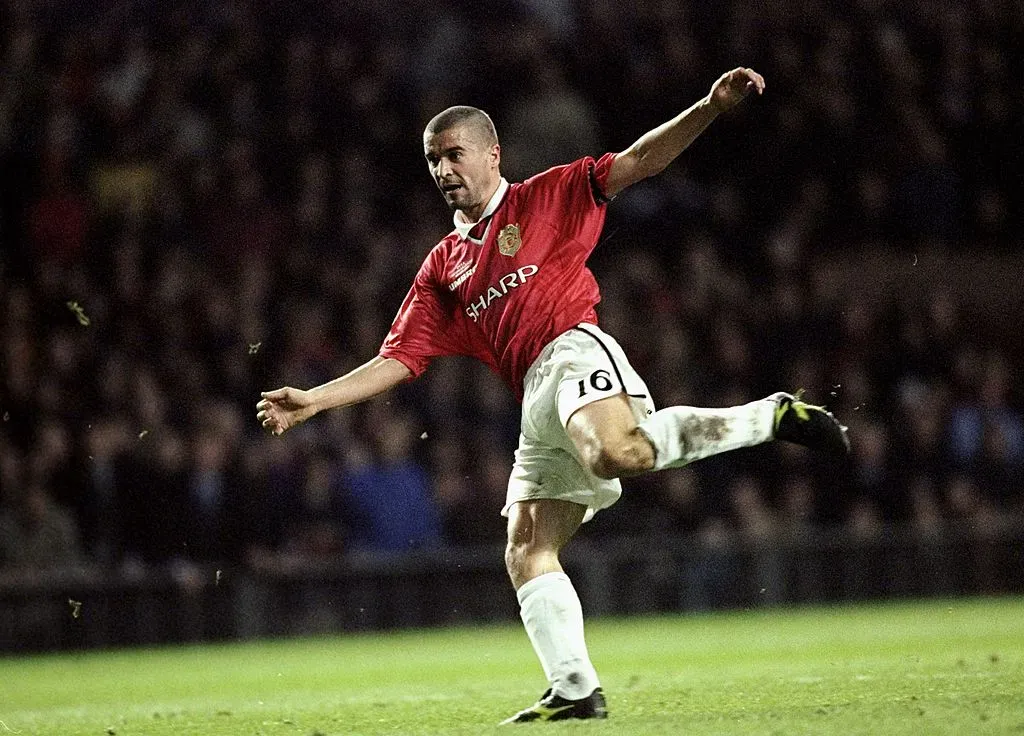 Roy Keane of Manchester United Credit: Alex Livesey /Allsport