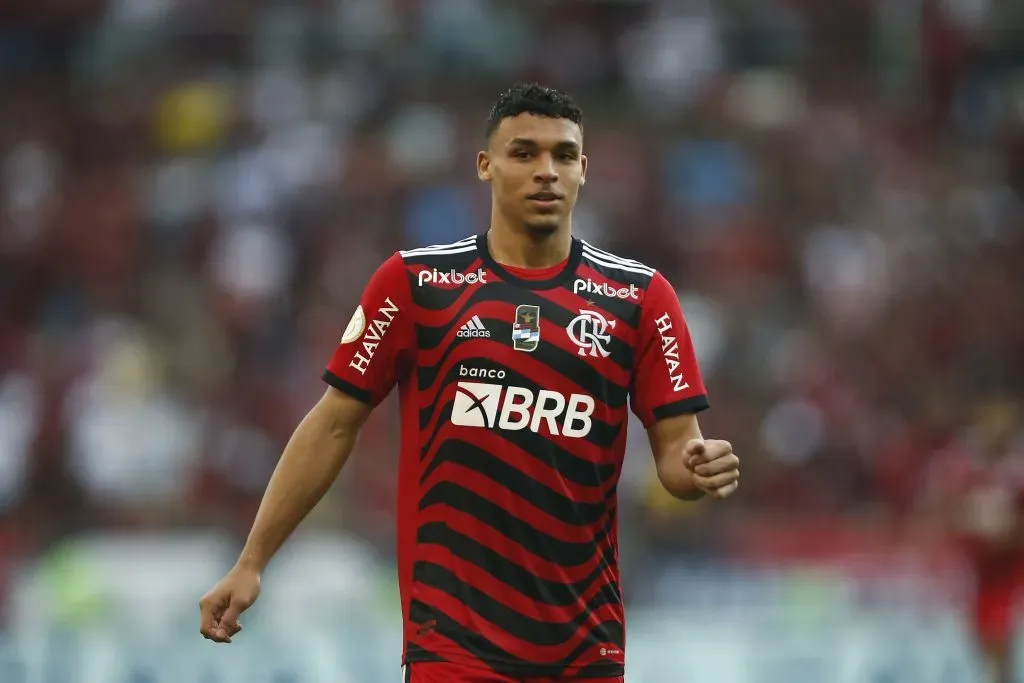 Victor Hugo of Flamengo . (Photo by Wagner Meier/Getty Images)