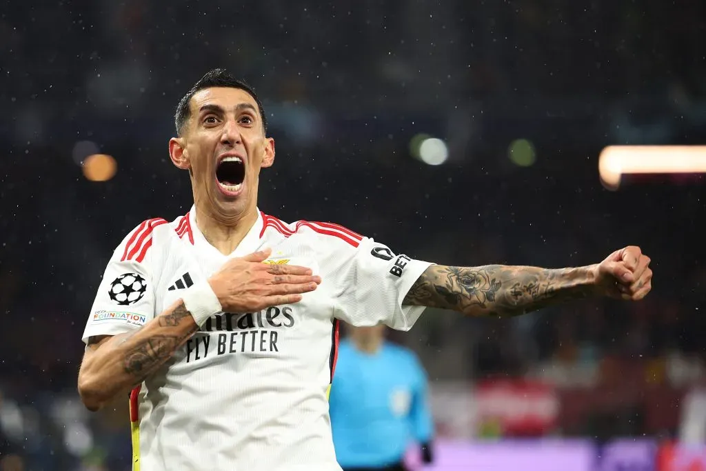 Di María em ação pelo Benfica (Photo by Adam Pretty/Getty Images)