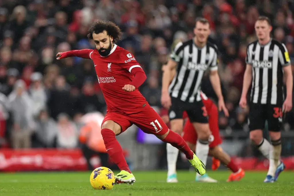 Salah é o artilheiro da Premier League. (Photo by Jan Kruger/Getty Images)