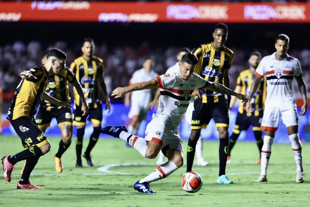 James está em baixa no São Paulo. Foto: Marcello Zambrana/AGIF