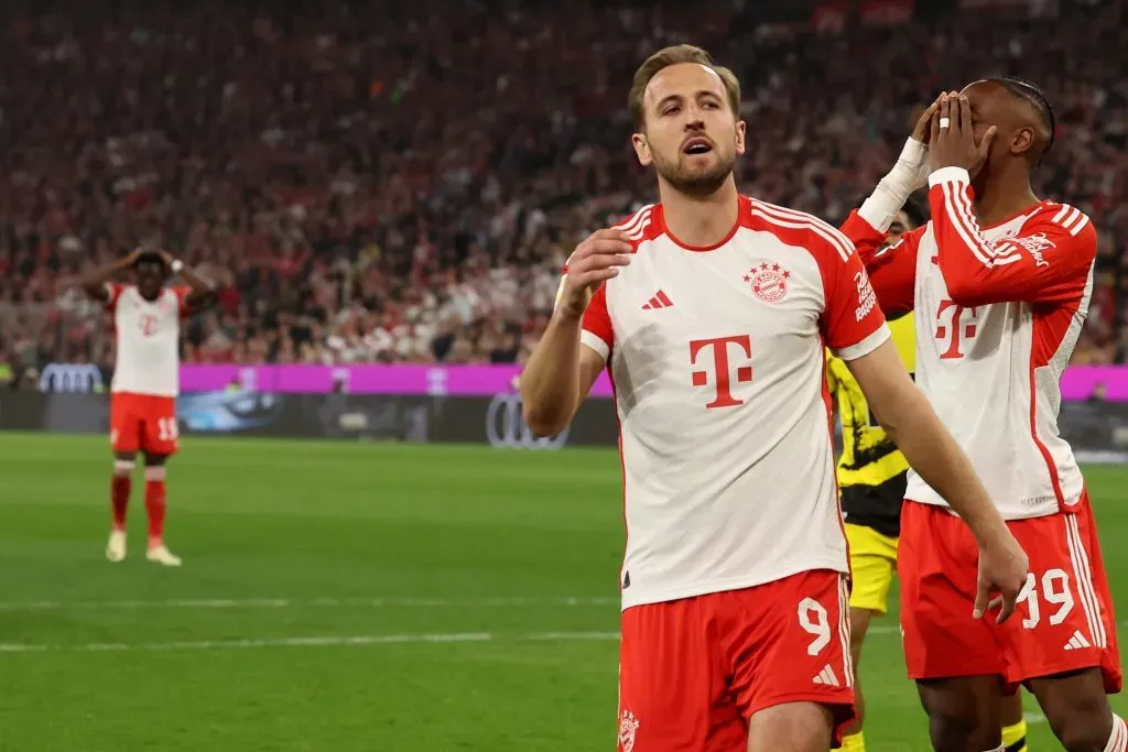 Harry Kane of FC Bayern München (Photo by Alexander Hassenstein/Getty Images)