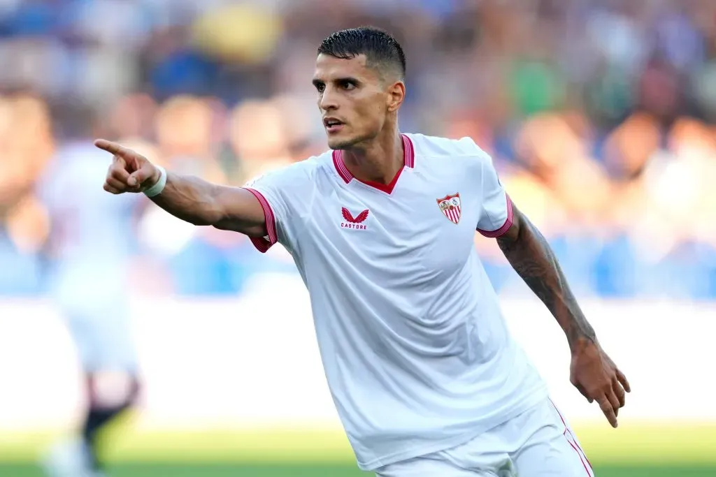 Lamela em ação pelo Sevilla (Photo by Juan Manuel Serrano Arce/Getty Images)