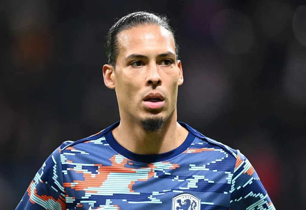 Virgil van Dijk of The Netherlands . (Photo by Stuart Franklin/Getty Images)