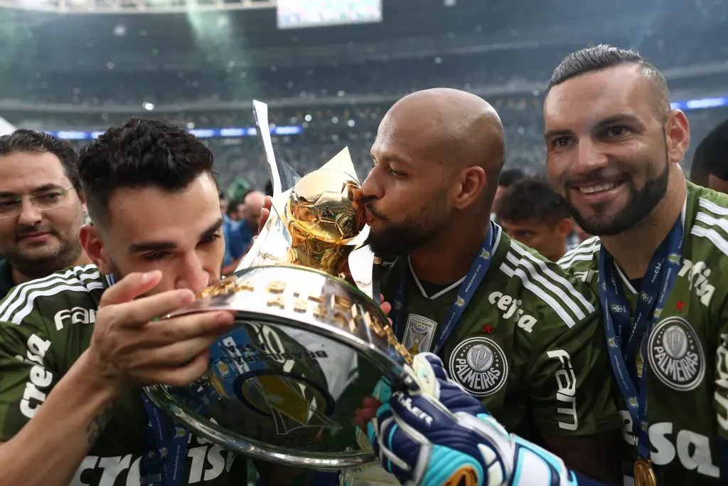 Felipe Melo conquistou o Brasileirão pelo Palmeiras em 2018 | Foto: Lucas Figueiredo/CBF