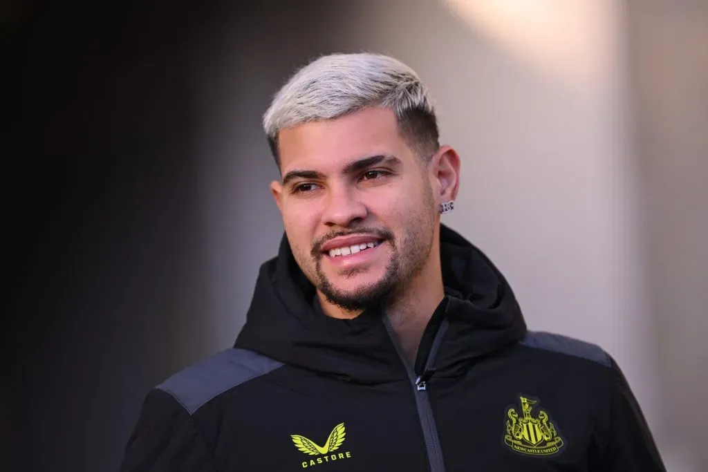 Newcastle player Bruno Guimaraes (Photo by Stu Forster/Getty Images)