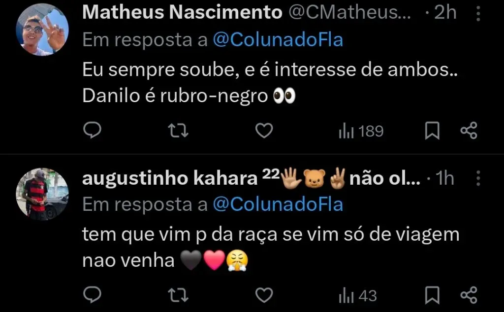 Repercussão via Twitter