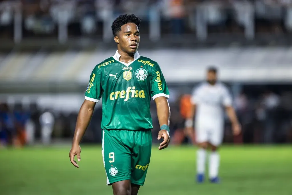 Palmeiras busca substituto de Endrick. 2024. Foto: Abner Dourado/AGIF