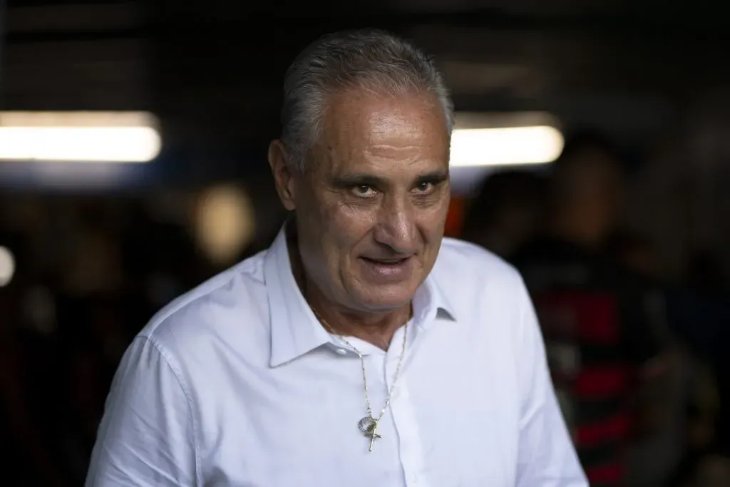 Tite conquistou o primeiro título no Flamengo. Foto: Jorge Rodrigues/AGIF