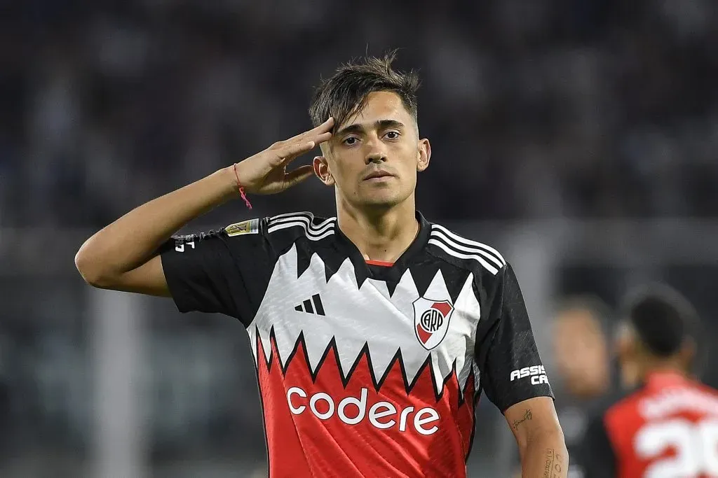 Argentino no duelo diante do Talleres (Photo by Hernan Cortez/Getty Images)