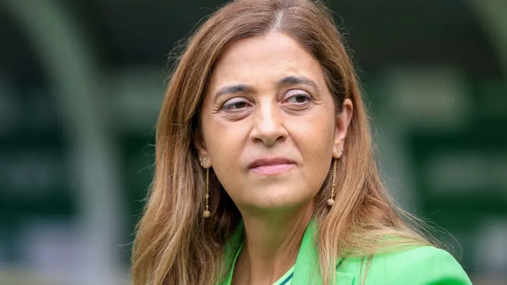 Leila Pereira presidente do Palmeiras critica John Textor. Foto: Marcello Zambrana/AGIF