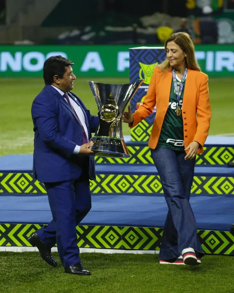 Leila Pereira President of Palmeiras . (Photo by Ricardo Moreira/Getty Images)