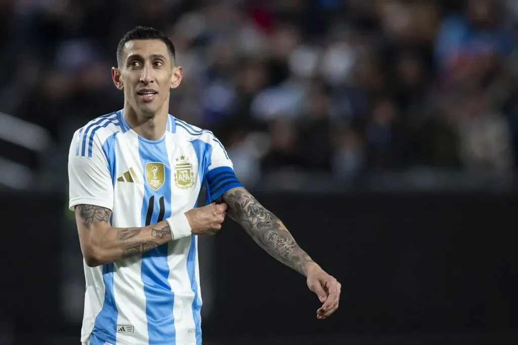 Di María como capitão da Argentina (Photo by Ira L. Black/Getty Images)