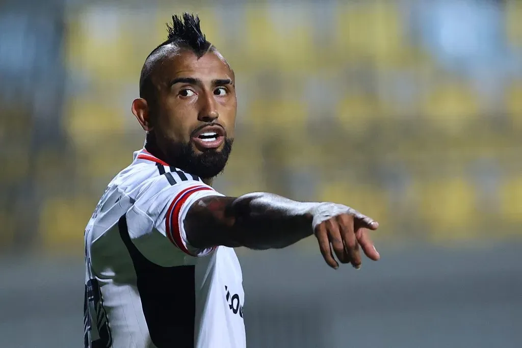 Vidal não empolga no Colo-Colo. Foto: Marcelo Hernandez/Getty Images