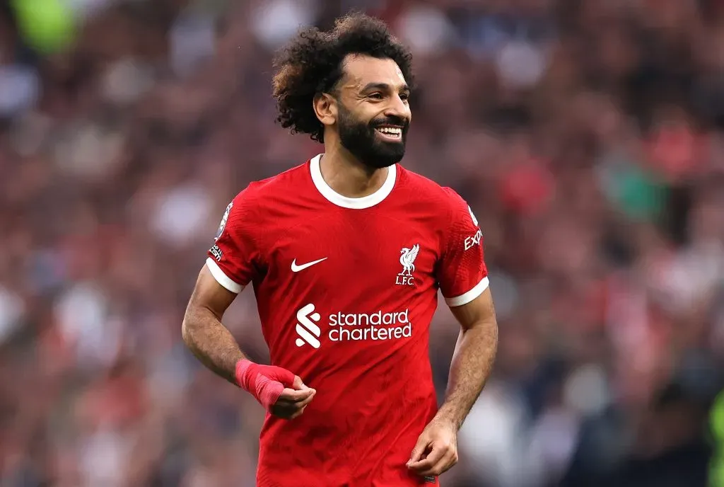 Mohamed Salah pelo Liverpool . (Photo by Ryan Pierse/Getty Images)
