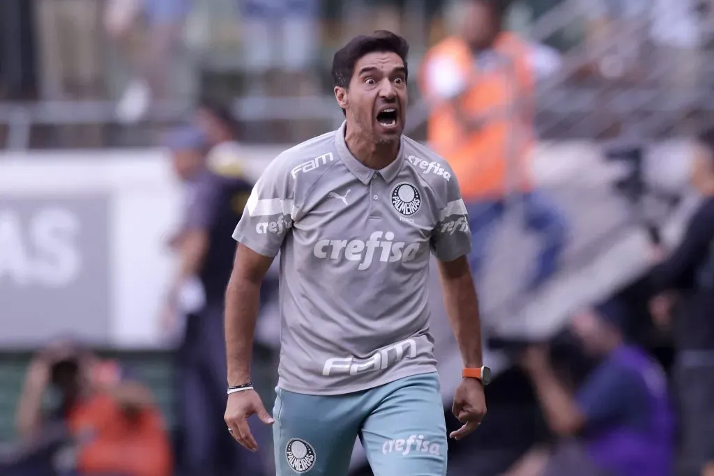 Abel Ferreira head coach of Palmeiras. (Photo by Alexandre Schneider/Getty Images)