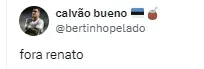Torcida pede saída de Renato do Grêmio