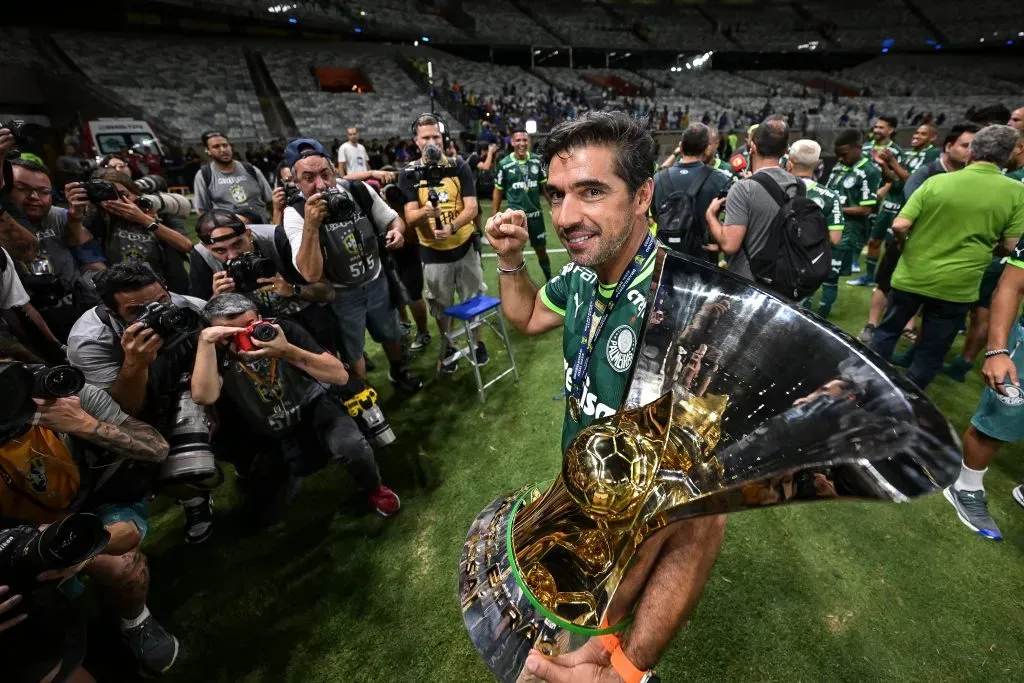 Abel Ferreira coach of Palmeiras. (Photo by Pedro Vilela/Getty Images)