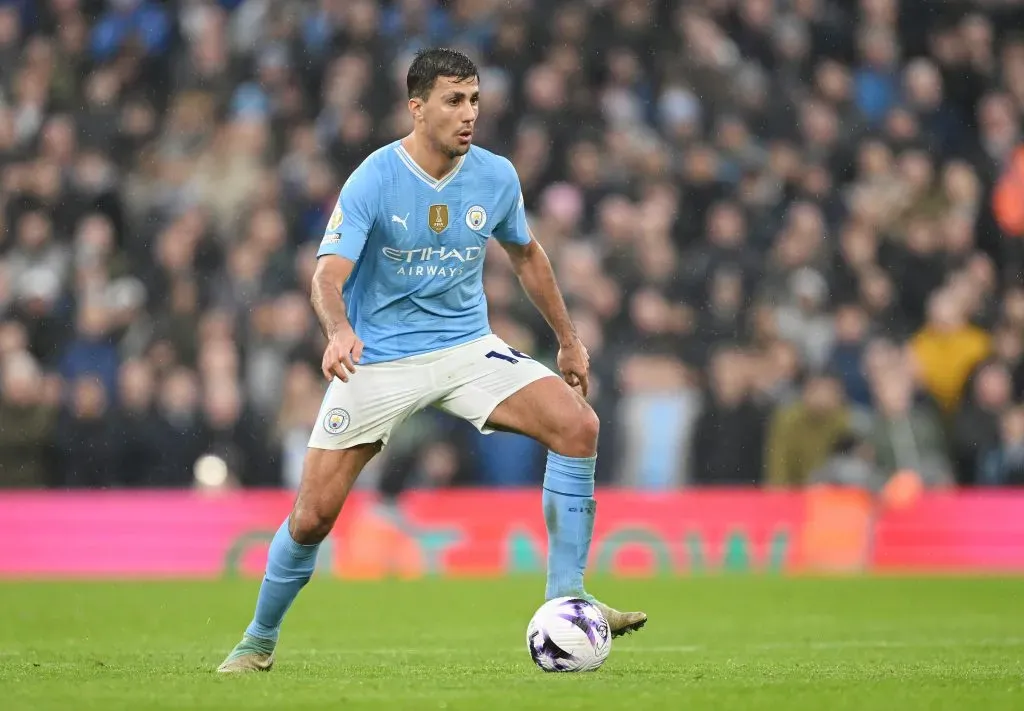 Rodri of Manchester City  (Photo by Michael Regan/Getty Images)