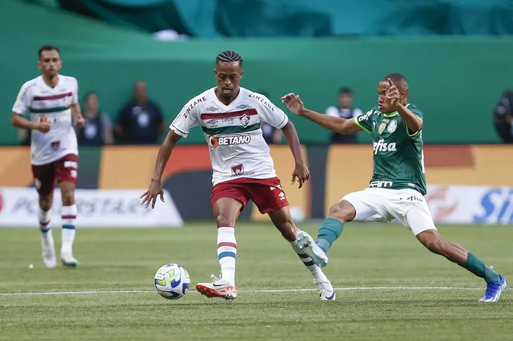 Keno em partida contra o Palmeiras. (Photo by Ricardo Moreira/Getty Images)