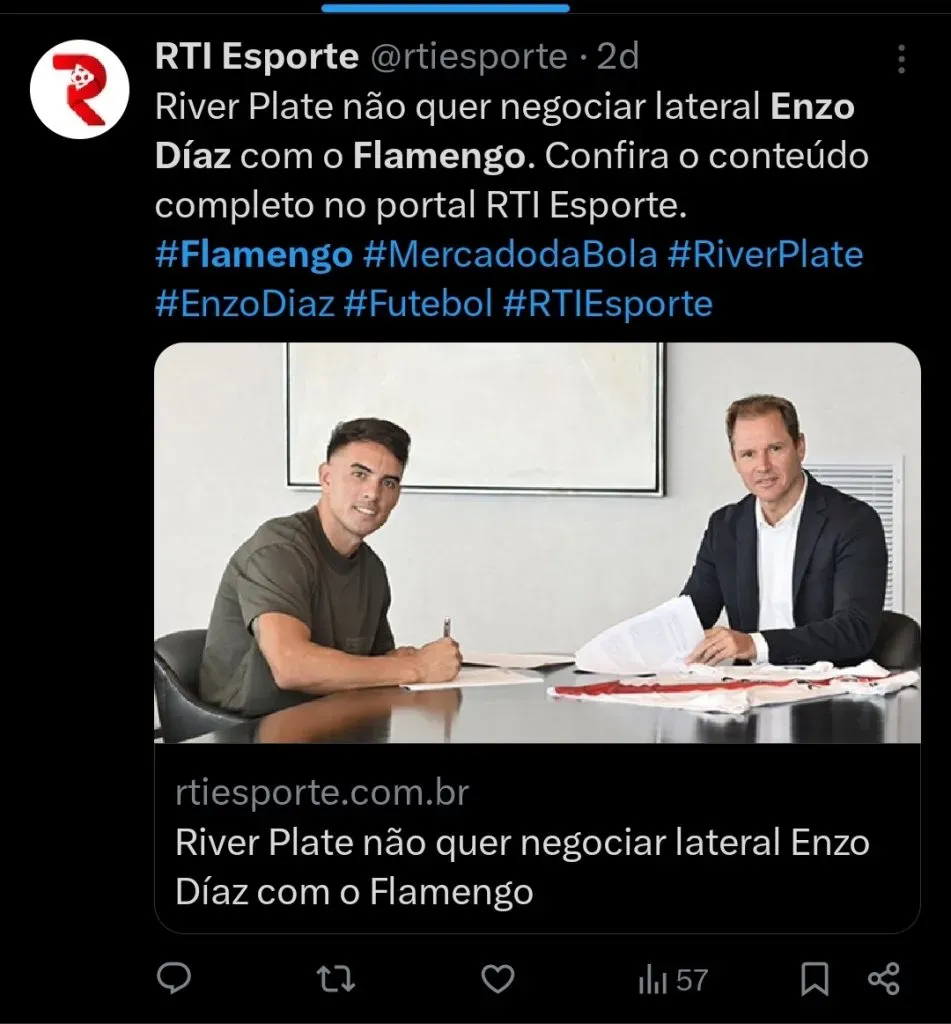 Repercussão via Twitter