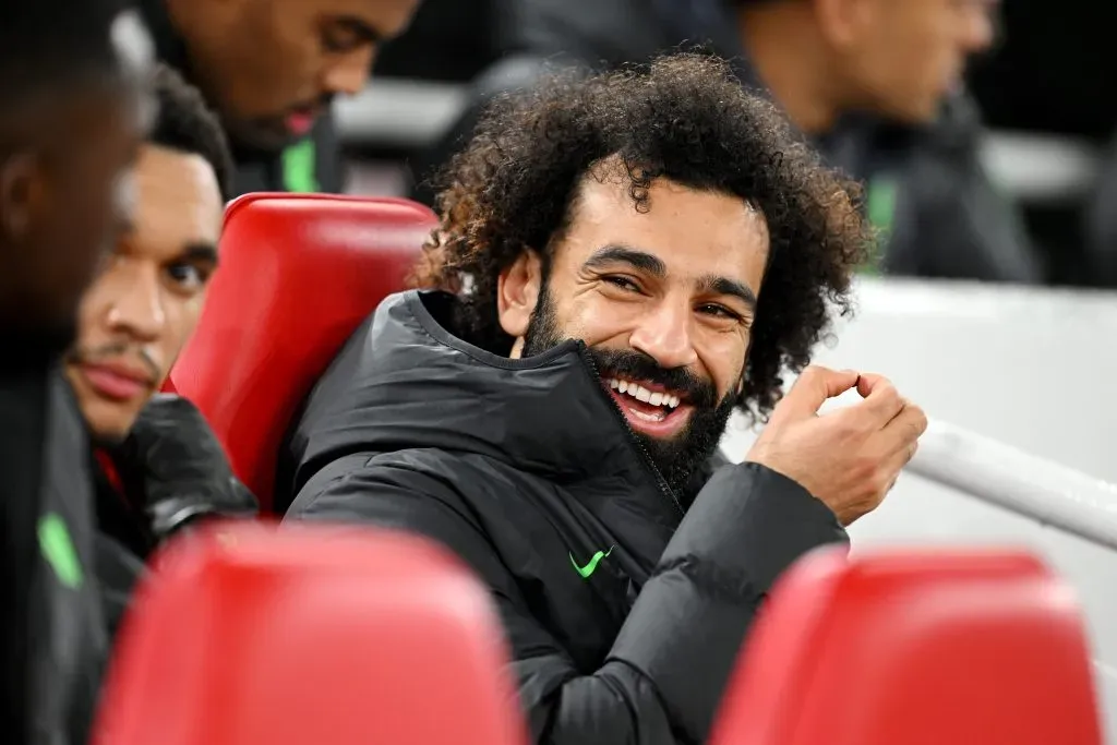 Salah é o artilheiro das grandes ligas. (Photo by Michael Regan/Getty Images)