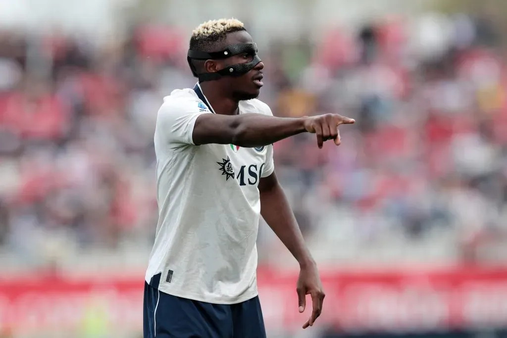 Osimhen pelo Napoli. (Photo by Emilio Andreoli/Getty Images)