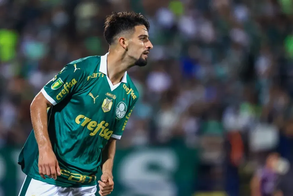 Flaco López em campo pelo Verdão. Foto: Marcello Zambrana/AGIF
