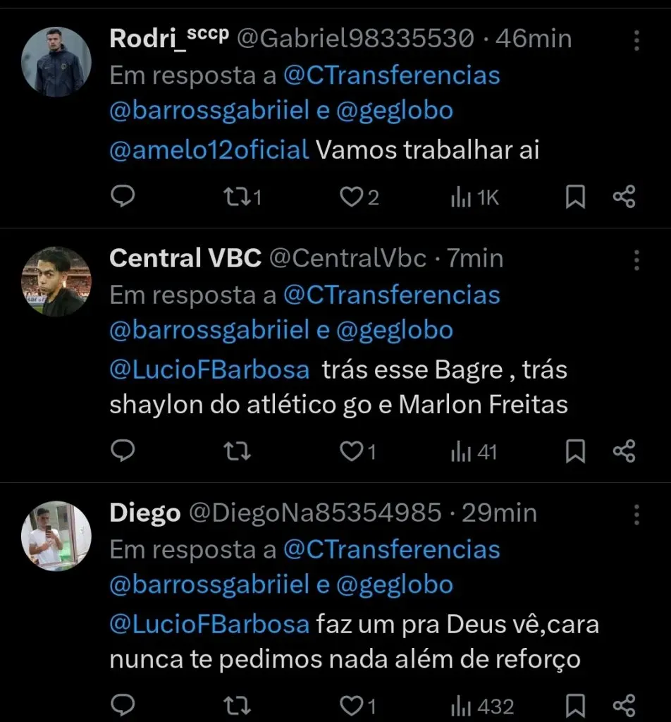 Repercussão via Twitter