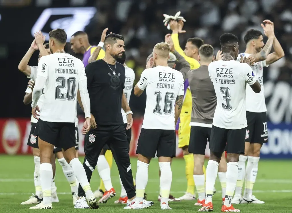 Corinthians empata em 1 a 1. Foto: Alexandre Schneider/Getty Images