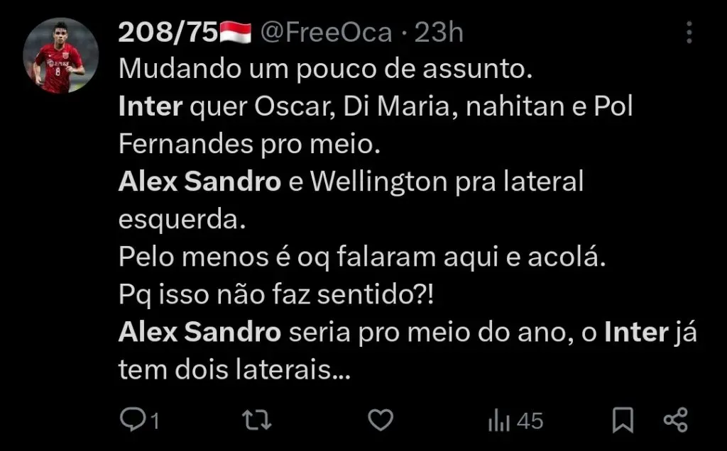 Repercussão via Twitter