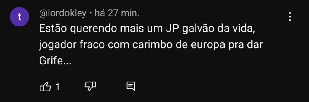 Repercussão via Twitter