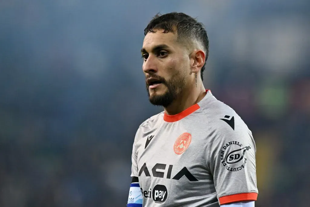 Pereyra em campo pela Udinese (Photo by Alessandro Sabattini/Getty Images)