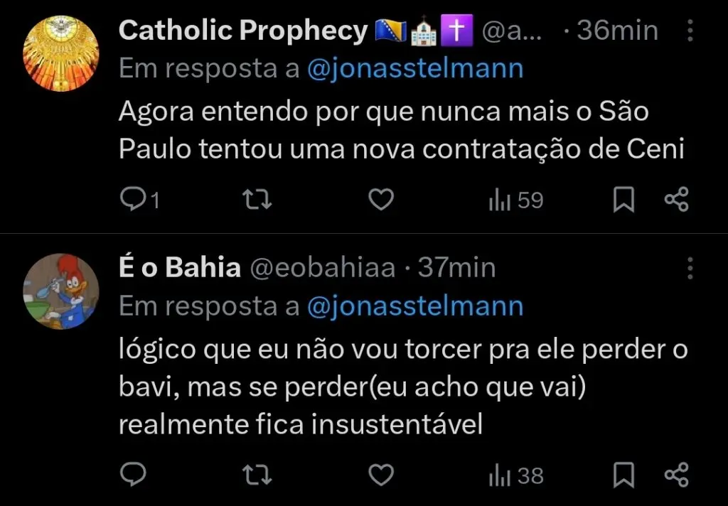 Repercussão via Twitter