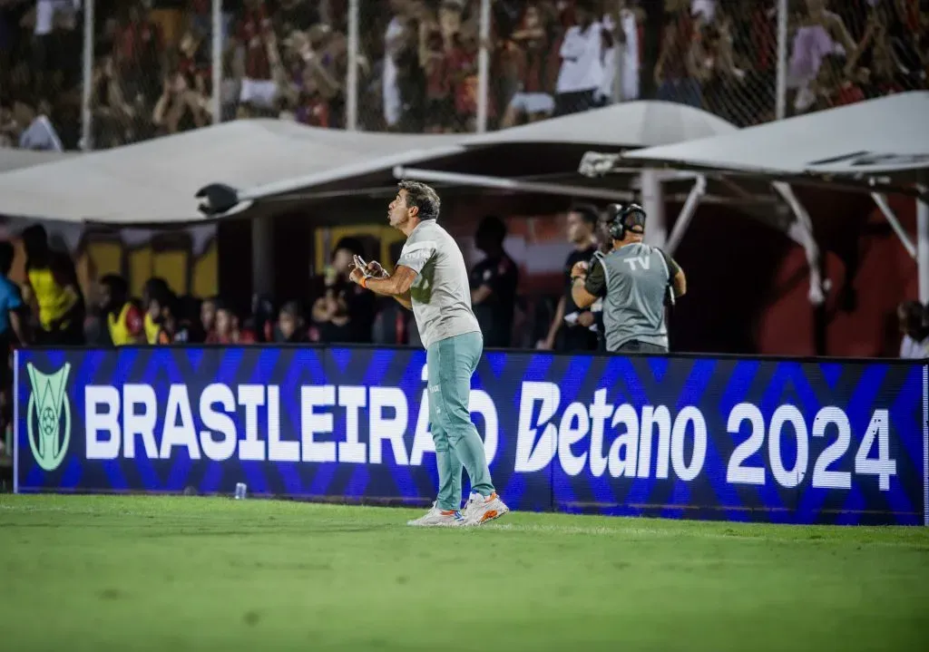 Abel Ferreira no Barradão Foto: Jhony Pinho/AGIF