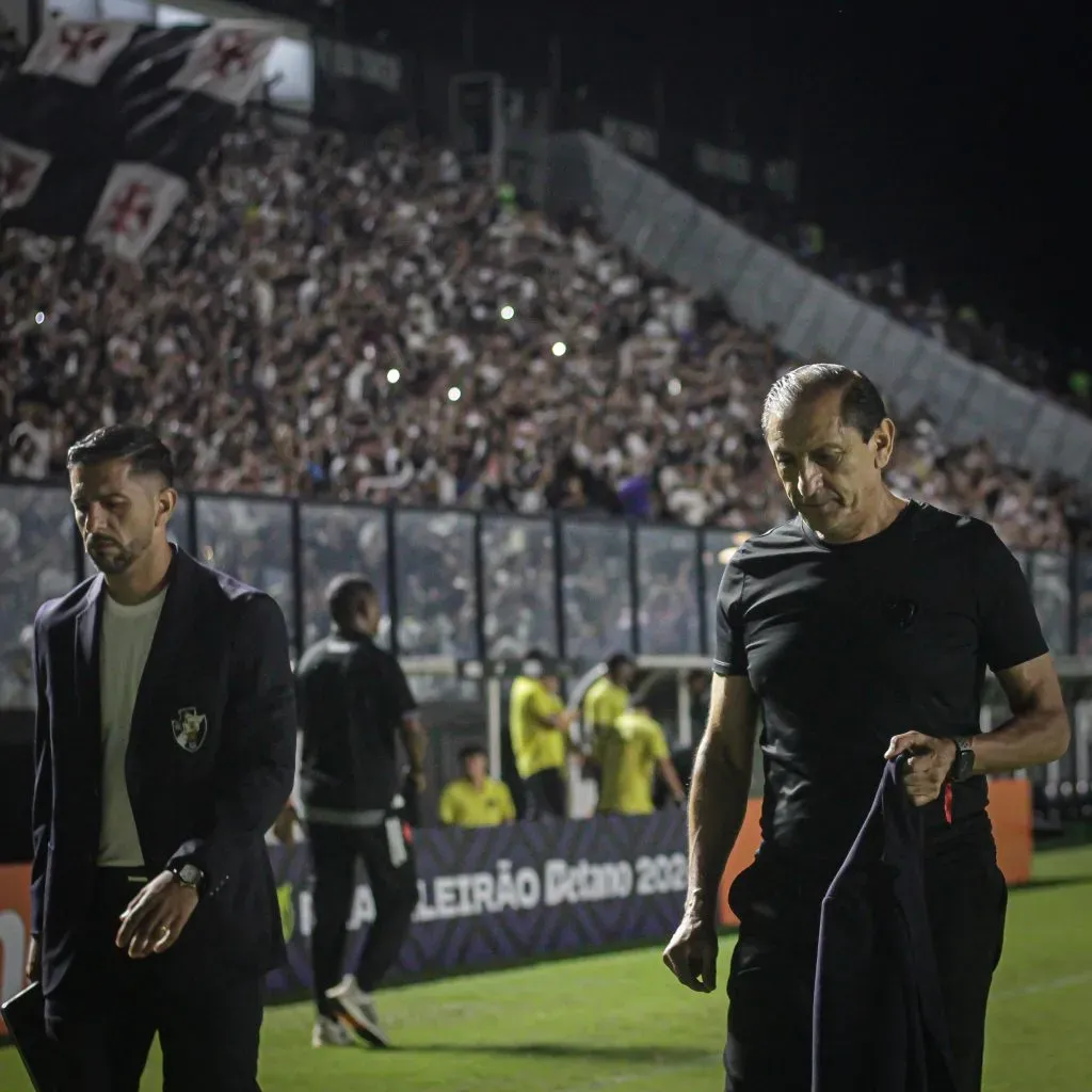 Emiliano Díaz e Ramón Díaz | Foto: Matheus Lima/Vasco.
