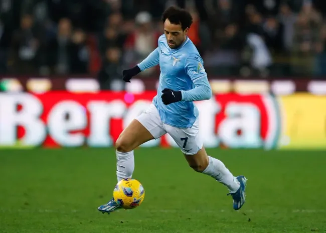Felipe Anderson é o principal reforço do Palmeiras para 2024 até aqui. (Photo by Timothy Rogers/Getty Images)