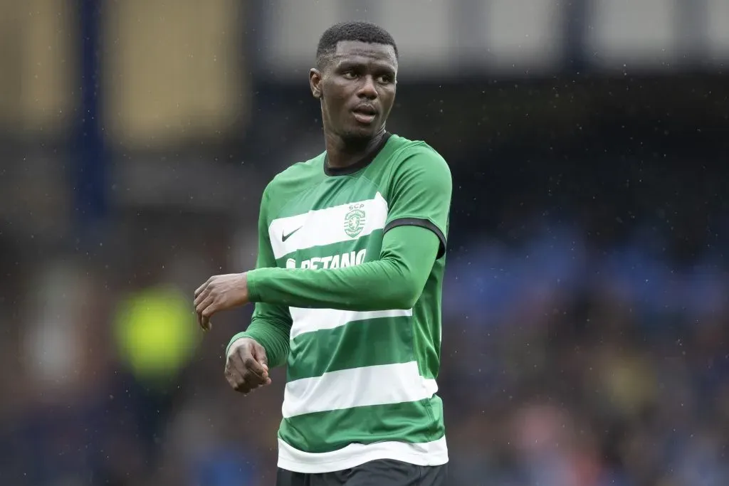 Ousmane Diomande of Sporting . (Photo by Jess Hornby/Getty Images)