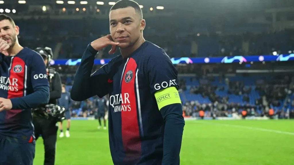 Mbappé marca dois gols para o PSG. Foto: David Ramos/Getty Images