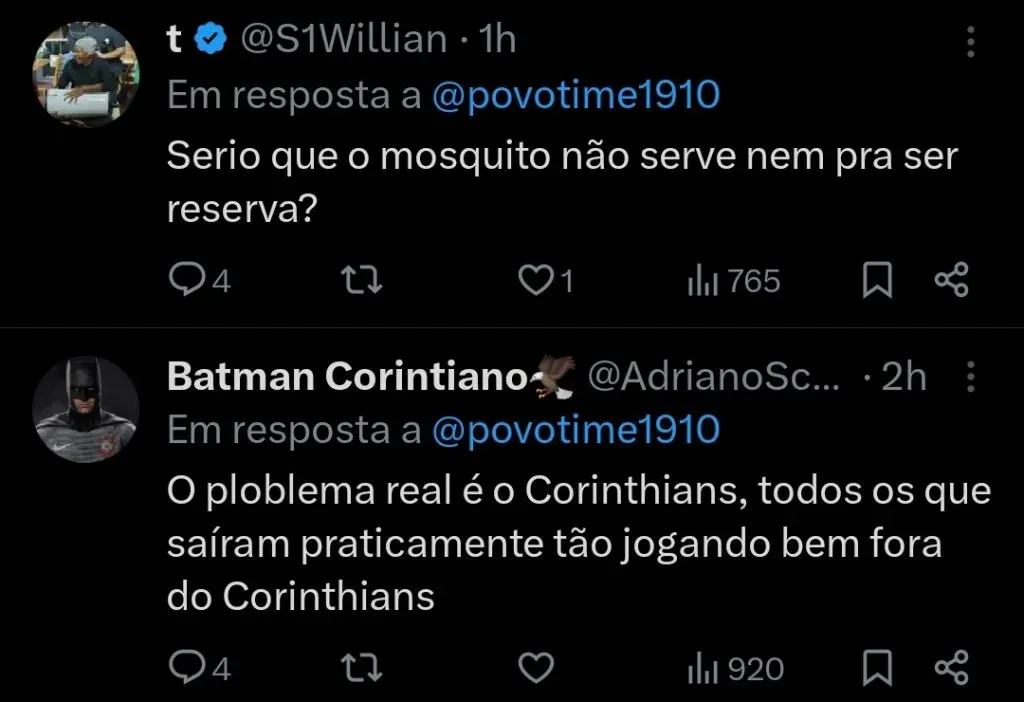 Repercussão via Twitter