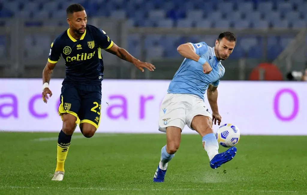 Hernani em partida contra a Lazio. (Photo by Marco Rosi – SS Lazio/Getty Images)