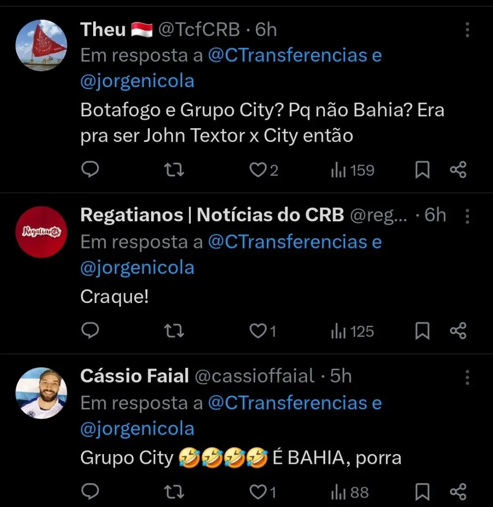 Repercussão via Twitter