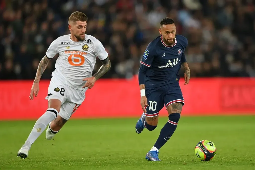 Xeka vs Neymar. (Photo by Justin Setterfield/Getty Images)