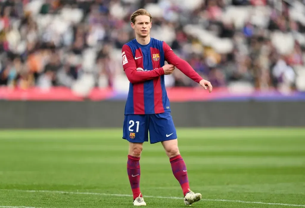 Barcelona coloca preço em De Jong.(Photo by David Ramos/Getty Images)