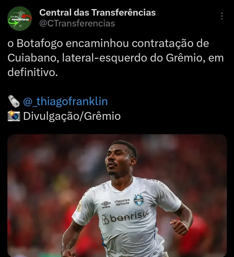 Repercussão via Twitter