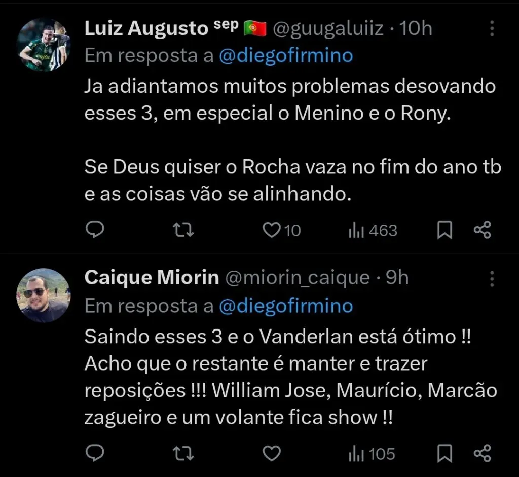 Repercussão via Twitter