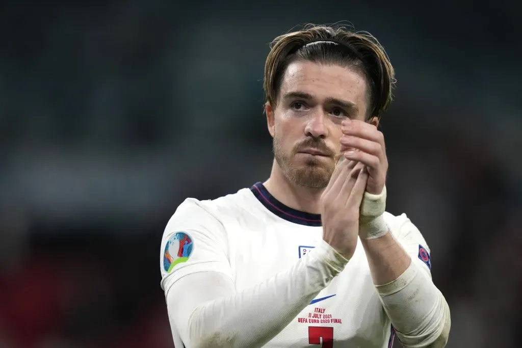 Jack Grealish pela Seleção Inglesa. (Photo by Frank Augstein – Pool/Getty Images)