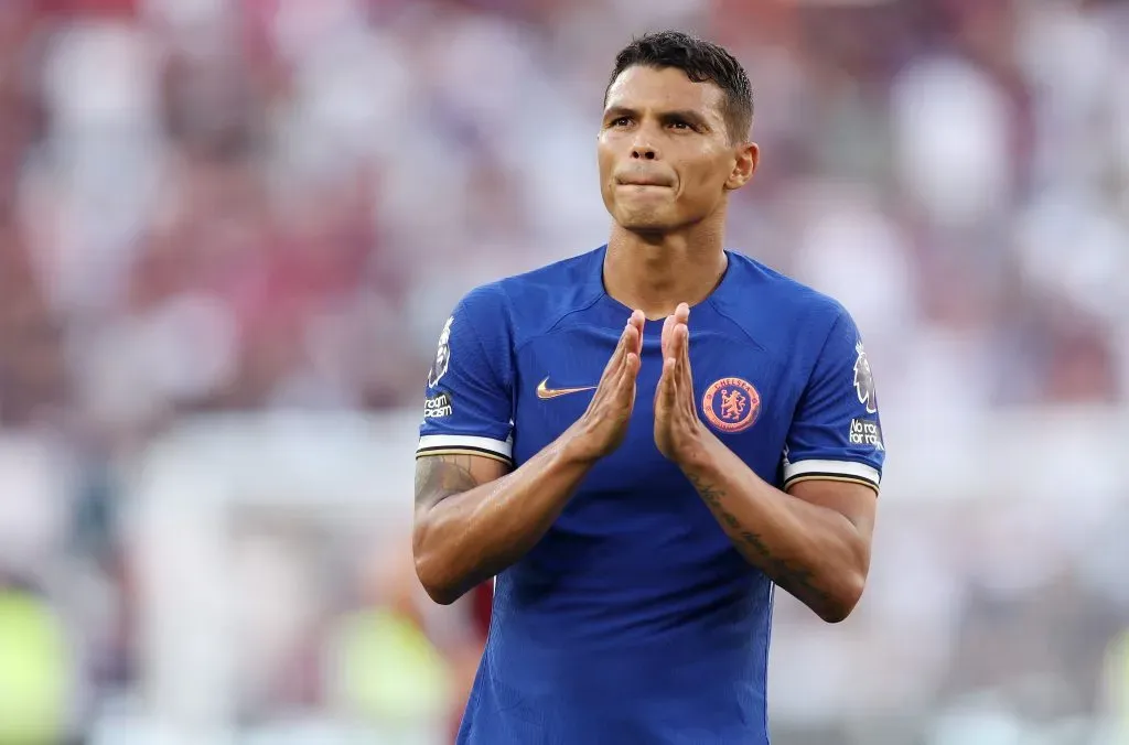 Thiago Silva em ação pelo Chelsea (Photo by Julian Finney/Getty Images)