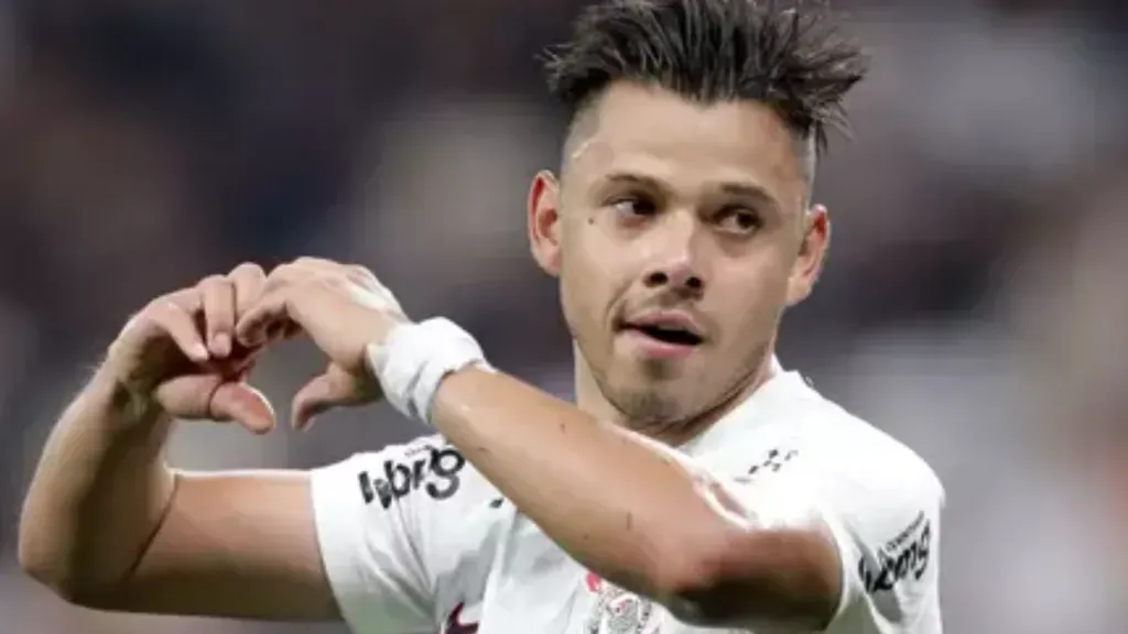 Ángel Romero celebrando gol pelo Corinthians. (Foto: Rodrigo Coca/Corinthians/Divulgação)