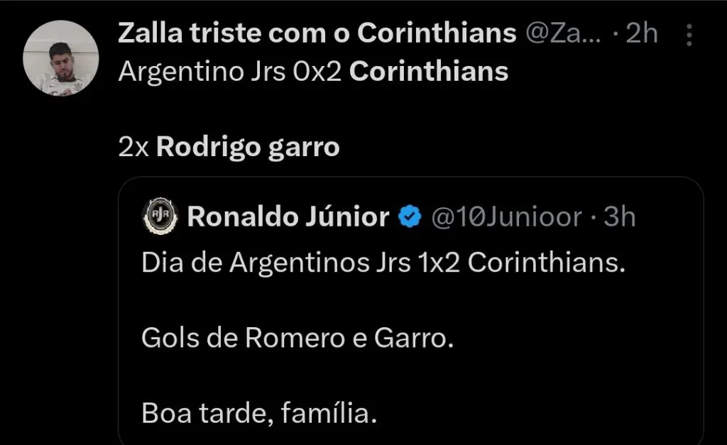 Repercussão via Twitter